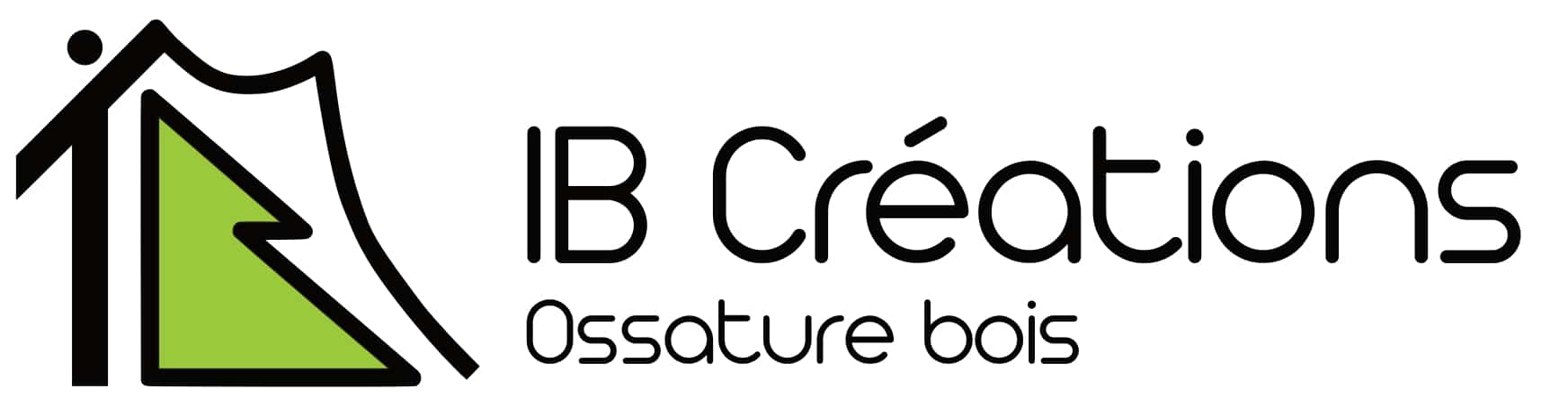 Logo IB Créations maison extension ossature bois